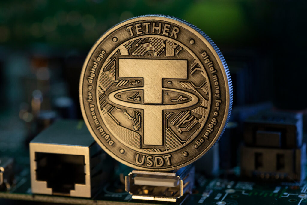 tether depeg.